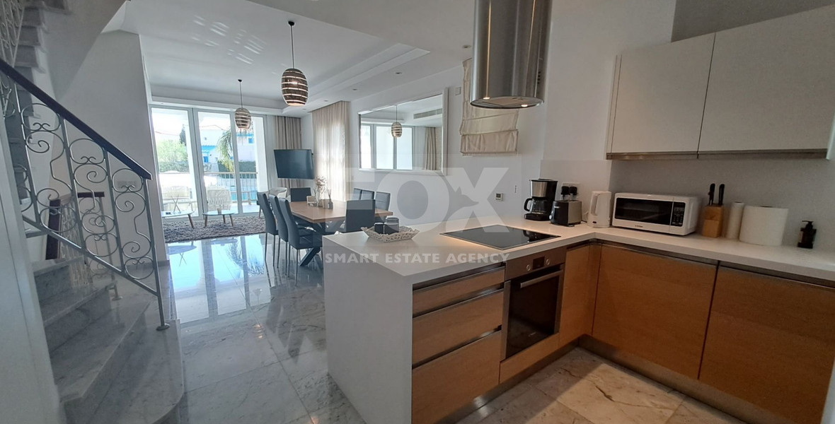 Exclusive Seafront Three bedroom Villa on Limassol Marina For Sale