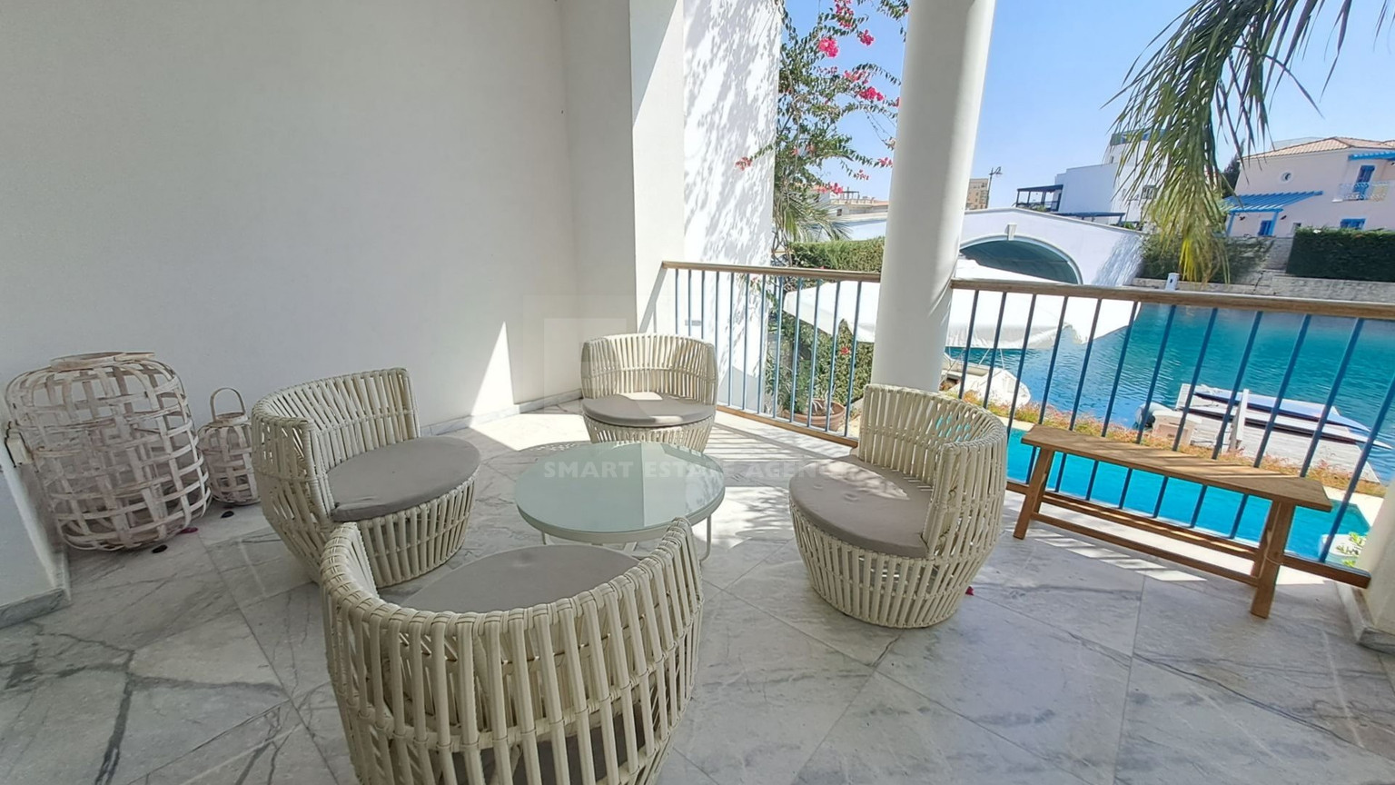 Exclusive Seafront Three bedroom Villa on Limassol Marina For Sale