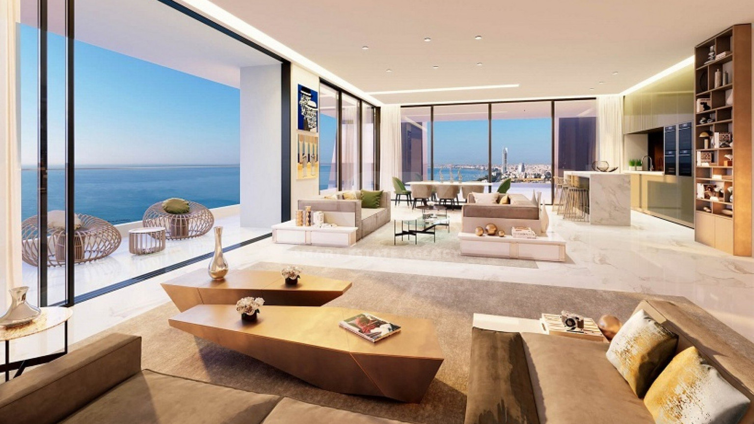 Luxury 1-Bedroom Apartment on the 18th Floor with Panoramic Sea Views – Limassol