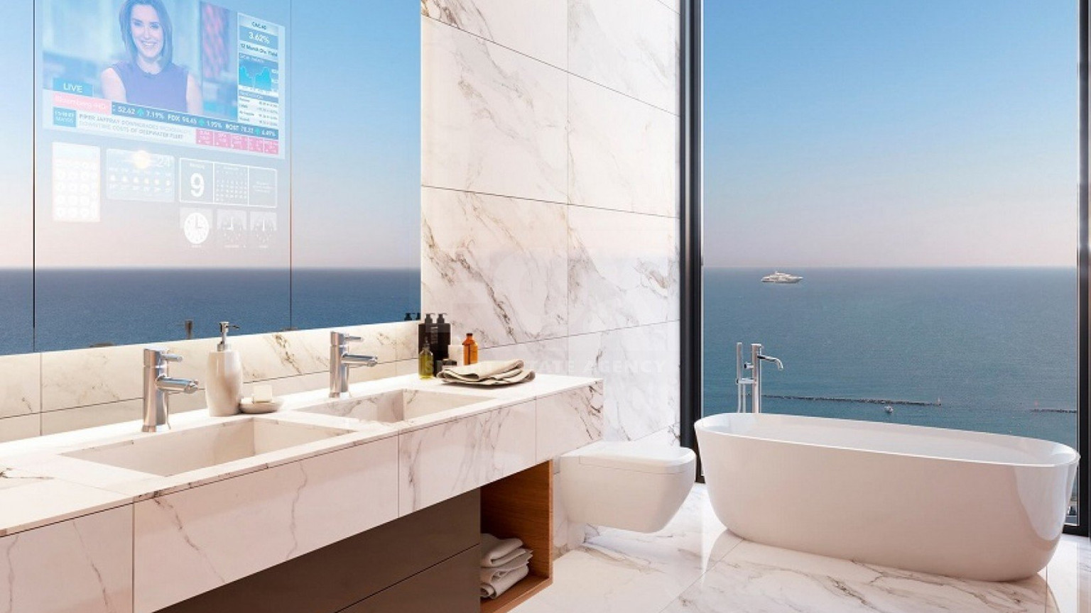 Luxury 1-Bedroom Apartment on the 18th Floor with Panoramic Sea Views – Limassol