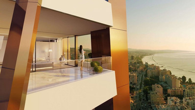 Luxury 1-Bedroom Apartment on the 18th Floor with Panoramic Sea Views – Limassol