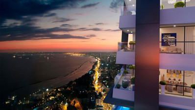 Luxury 1-Bedroom Apartment on the 18th Floor with Panoramic Sea Views – Limassol