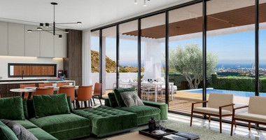Under-Construction 3-Bedroom Villa with Panoramic Views in Germasoyia, Limassol