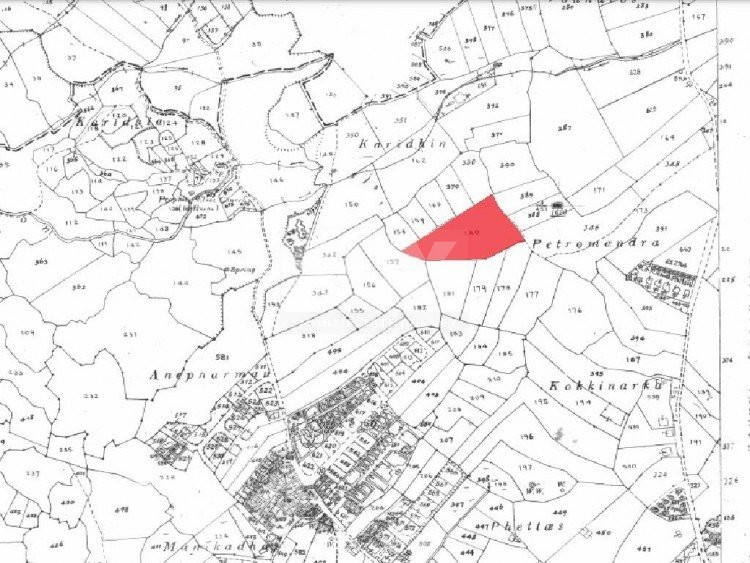 Plot For Sale In Tremithousa Paphos Cyprus
