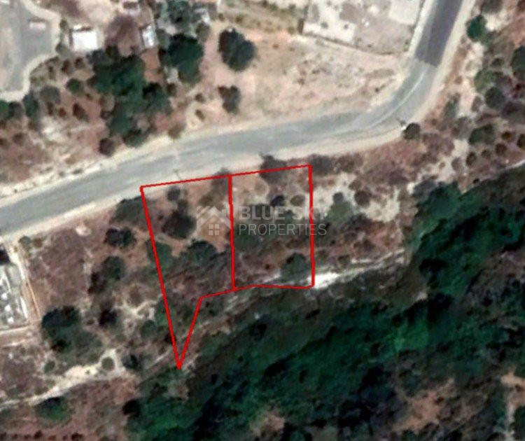 Two residential plots located in quiet area at Tala Paphos Cyprus
