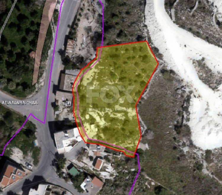 Land For Sale In Agia Marinouda Paphos Cyprus