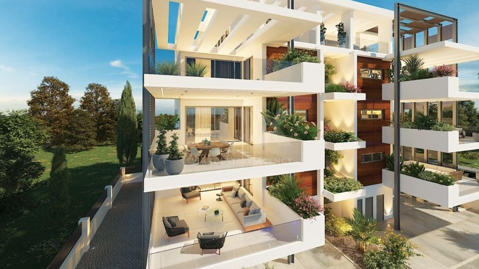 Modern two Bedroom Apartment in Universal, Paphos with Pool – Prime Location Near Beach & Kings Avenue Mall