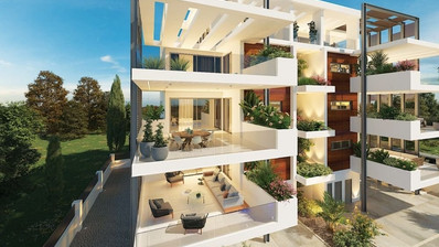 Modern two Bedroom Apartment in Universal, Paphos with Pool – Prime Location Near Beach & Kings Avenue Mall