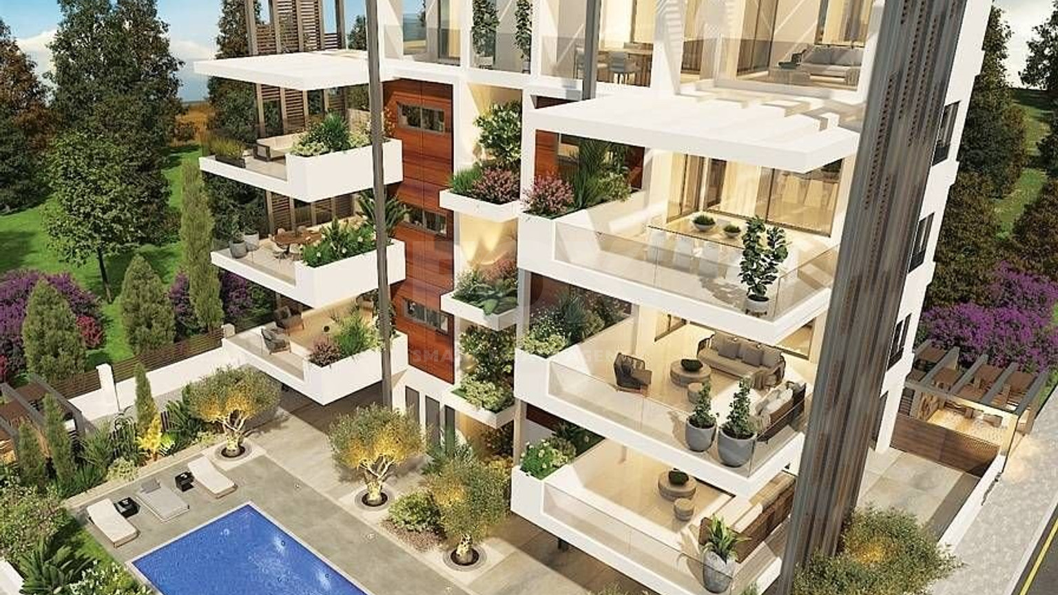 Modern two Bedroom Apartment in Universal Paphos – Pool, Prime Location, for sale