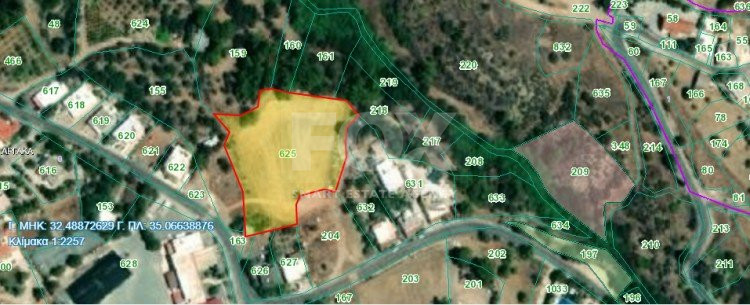 Land For Sale In Argaka Paphos Cyprus