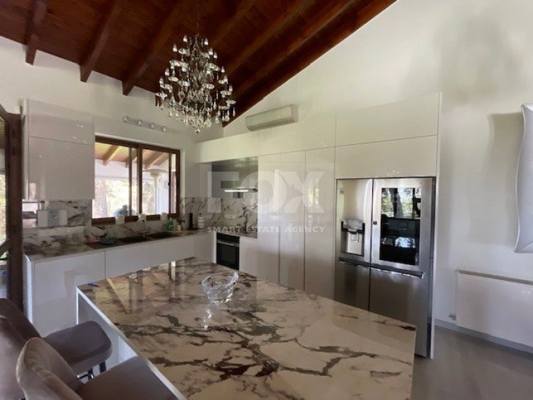 Luxury Viila with guest house in Moniatis with its own private grounds of landscaped gardens engulfed by forest trees.