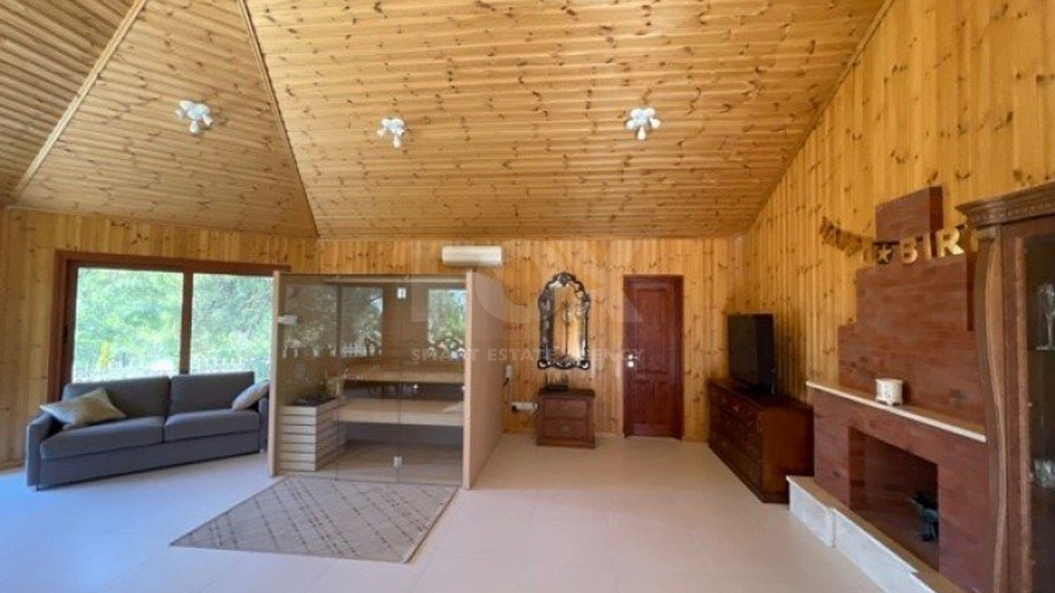 Luxury Viila with guest house in Moniatis with its own private grounds of landscaped gardens engulfed by forest trees.