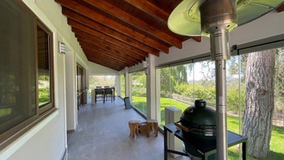 Luxury Viila with guest house in Moniatis with its own private grounds of landscaped gardens engulfed by forest trees.