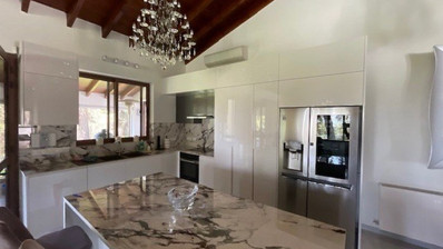 Luxury Viila with guest house in Moniatis with its own private grounds of landscaped gardens engulfed by forest trees.