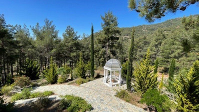 Luxury Viila with guest house in Moniatis with its own private grounds of landscaped gardens engulfed by forest trees.