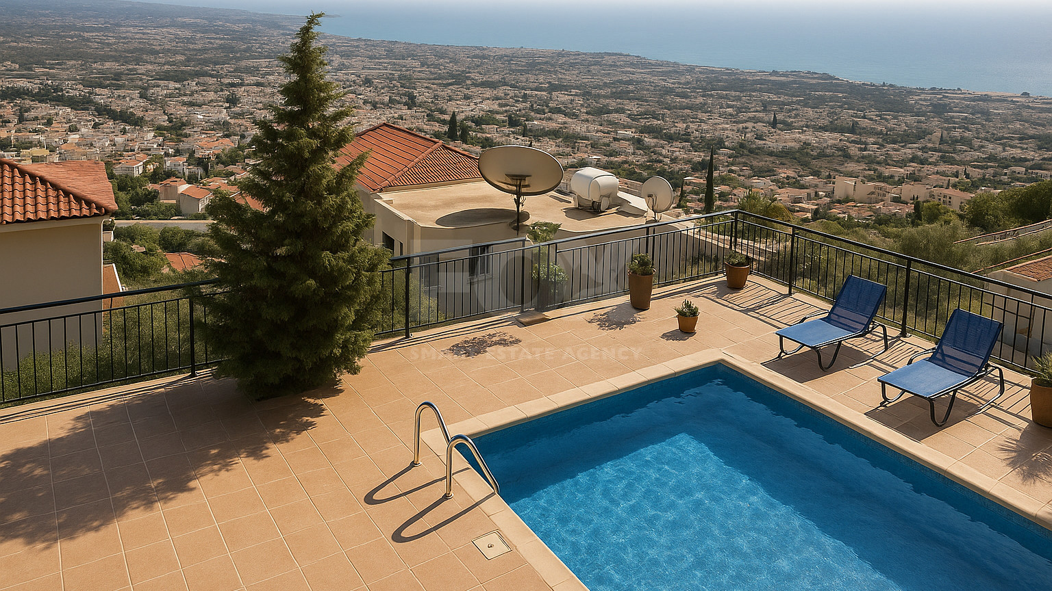 Six bedroom outstanting villa in a panoramic sea view area, in Peyia , Paphos,  for sale