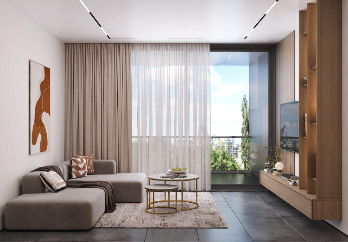 Modern 1 Bedroom Apartment in Limassol, Mesa Geitonia