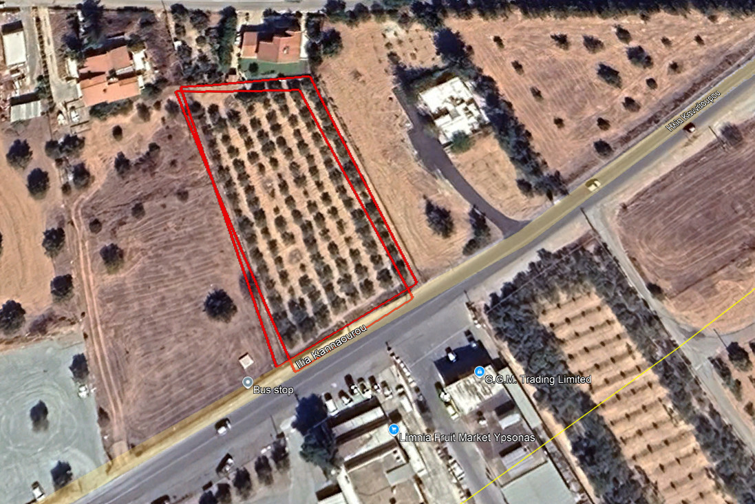 3,345m² Residential and Commercial Field for Sale in Limassol, Ypsonas