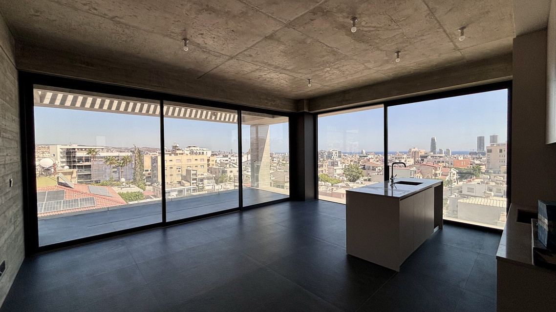 Modern 2 Bedroom Penthouse Apartment for Rent in Limassol, Mesa Geitonia