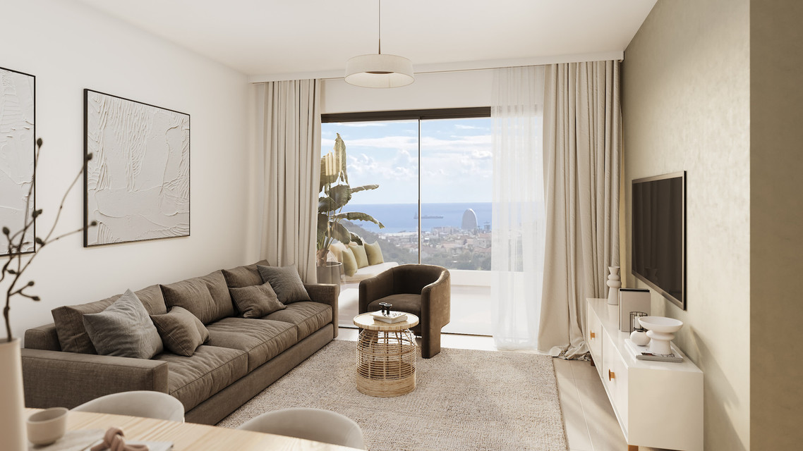 Modern 1 Bedroom Apartment in Limassol, Germasogeia