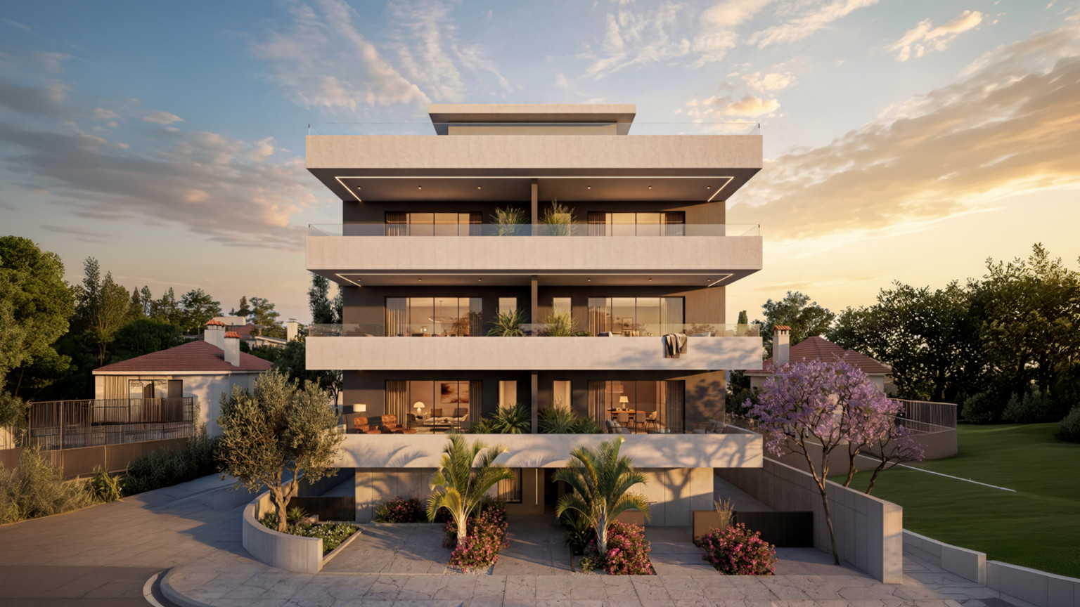 Modern 2 Bedroom Apartment in Agios Athanasios