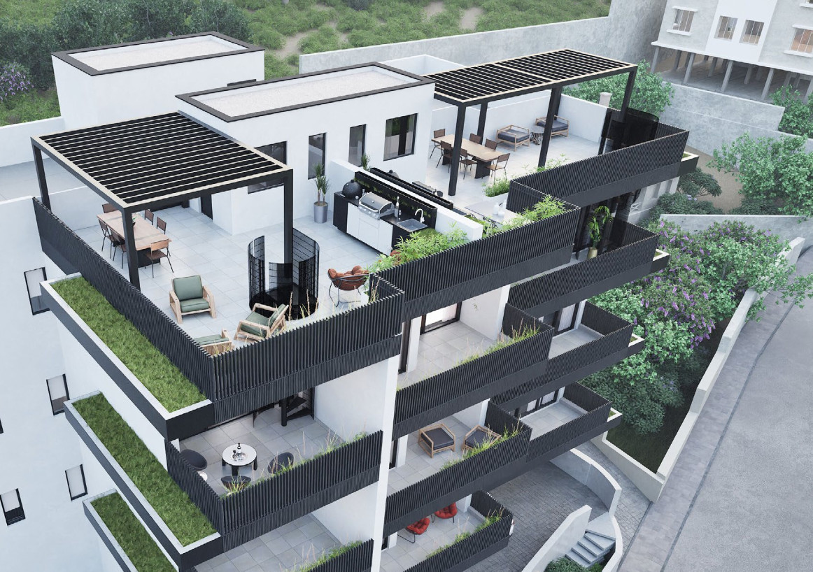 2-Bedroom Penthouse with Roof Garden in Germasogeia, Limassol