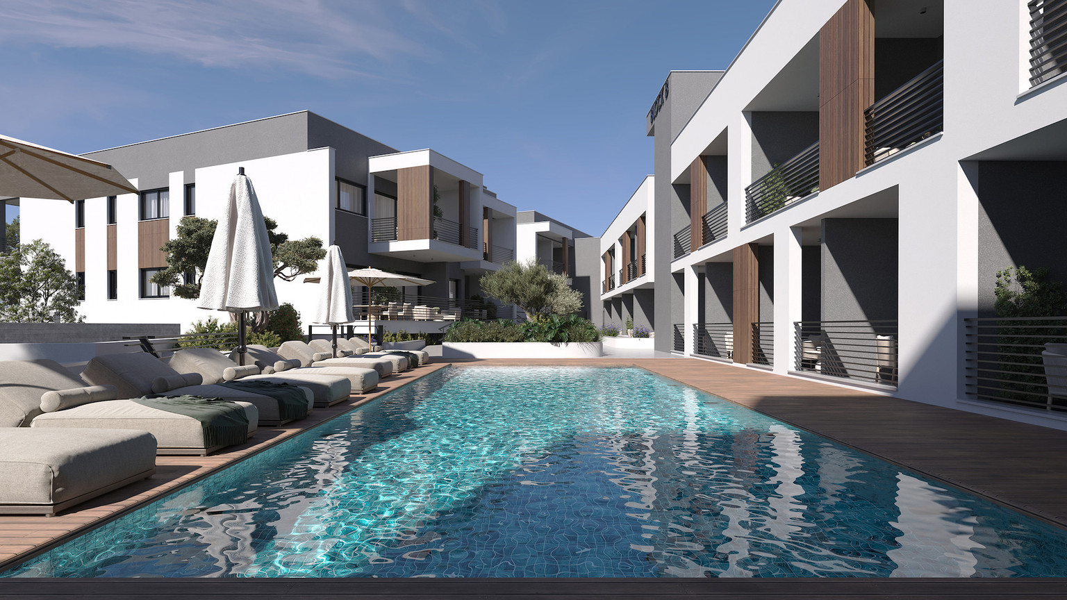 Contemporary One-Bedroom Garden Apartment in Trachoni , Limassol