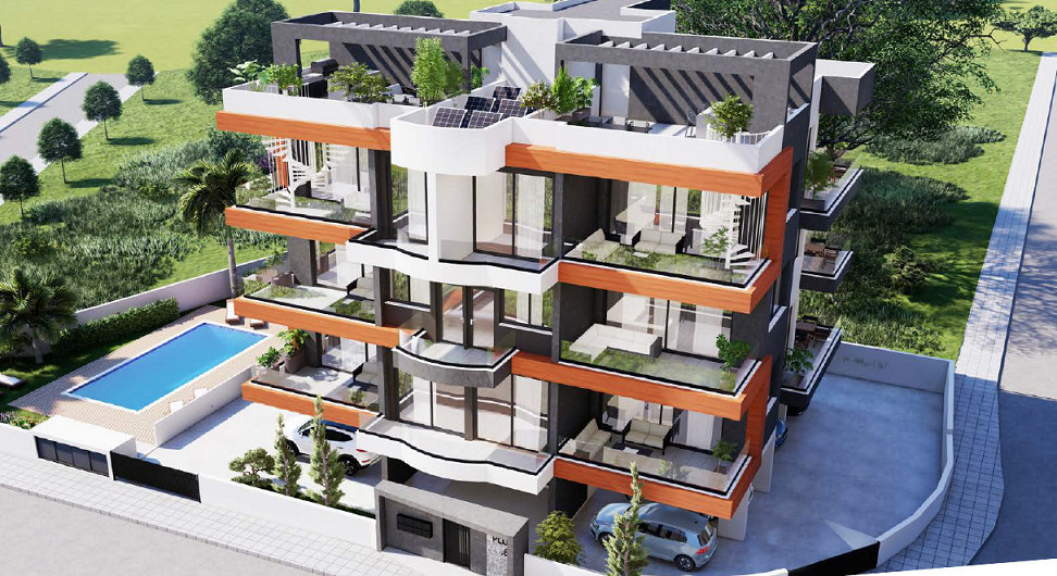 Modern Two-Bedroom Apartment with Pool Access in Agios Athanasios, Limassol