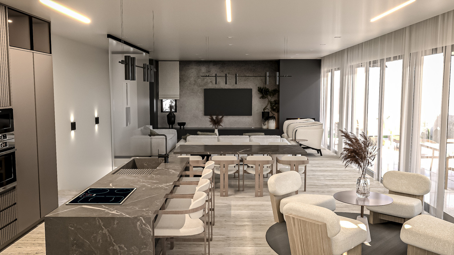 4-Bedroom Smart Villa with Panoramic Mountain Views for Sale in Germasogeia, Limassol