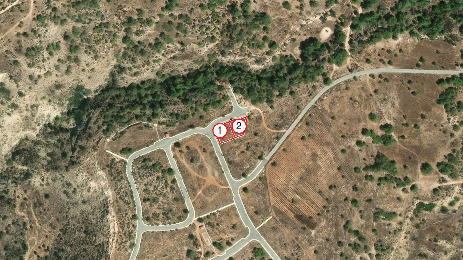 2 Neighbouring Residential Plots for Sale in Pissouri