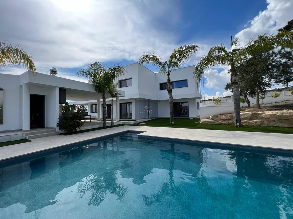 Breathtaking Luxury Villa with Panoramic Sea Views in Mouttagiaka, Limassol