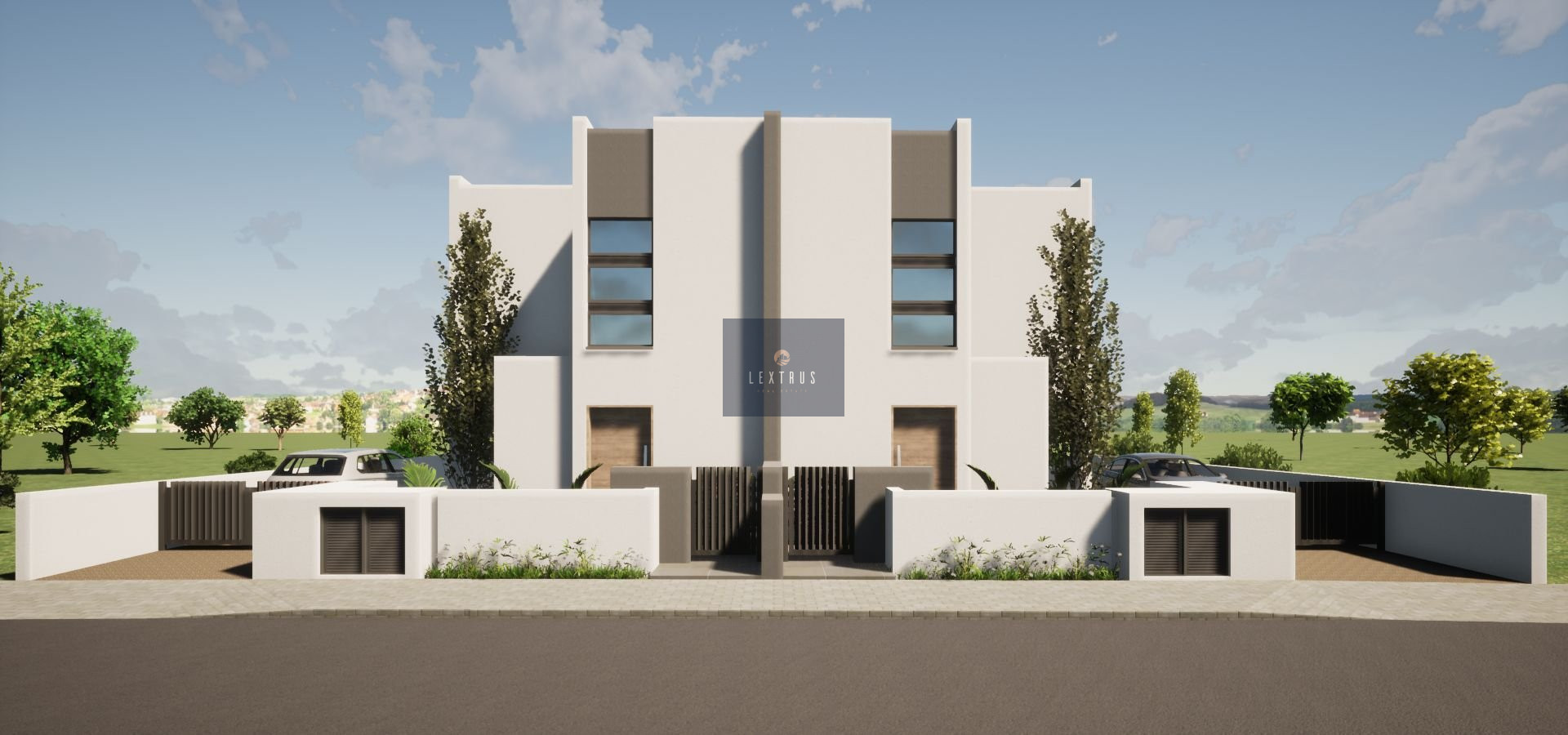 Three Bedroom Semi Detached House in Trachoni Limassol