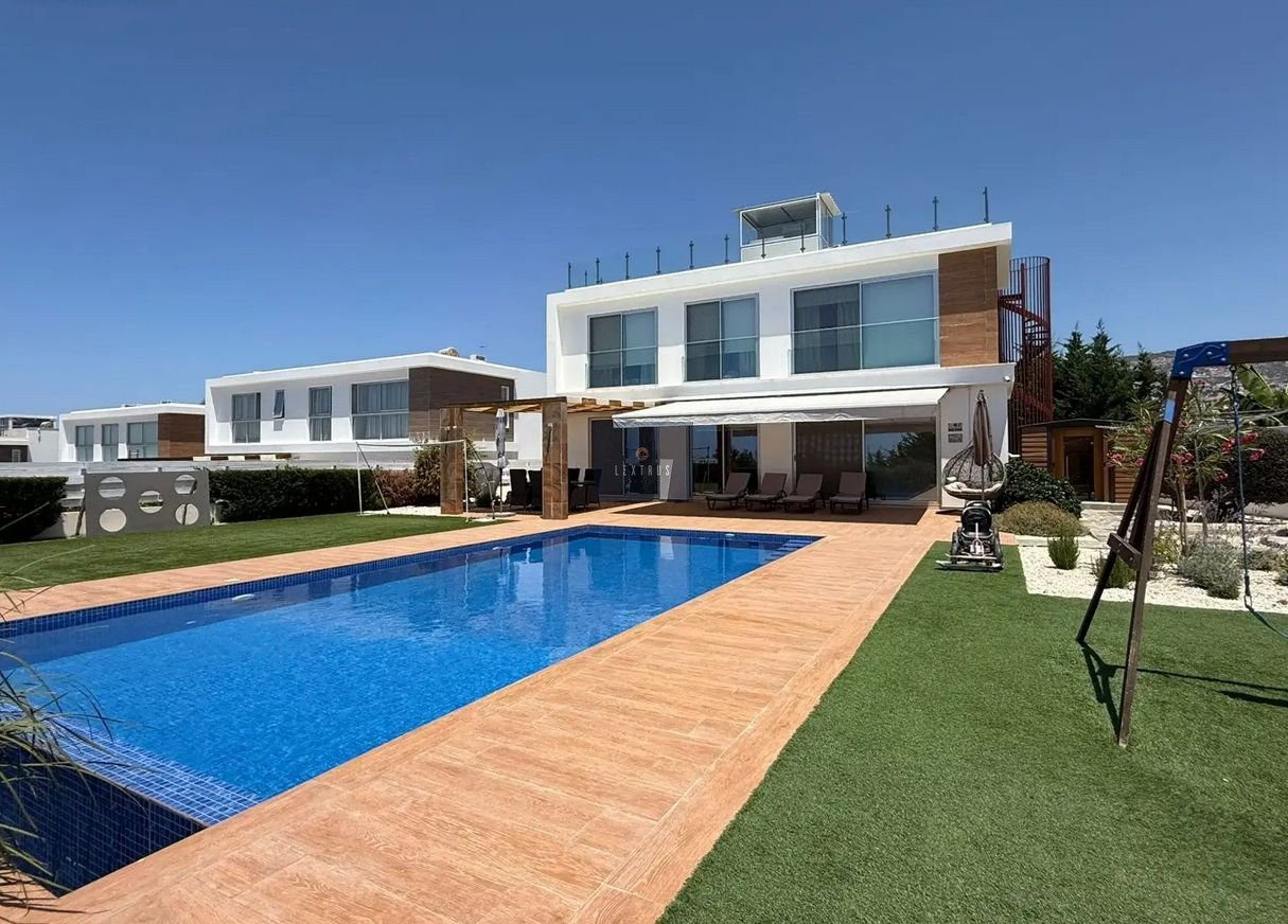 Exclusive Sea View Villa with Guest House, Fitness Studio & Solar Power in Coral Bay, Cyprus
