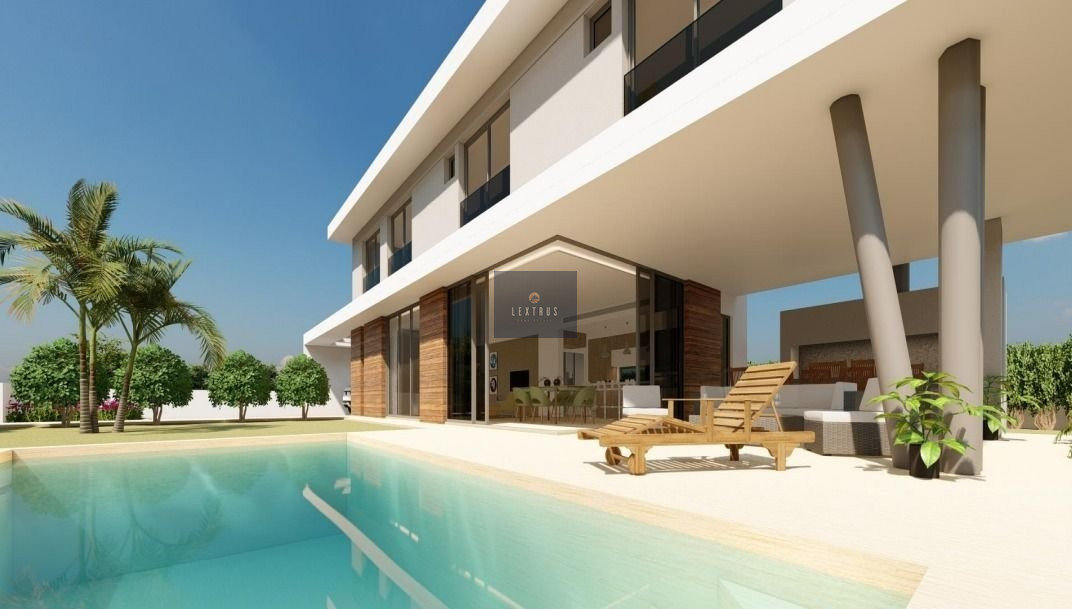 4 BEDROOM DETACHED LUXURY VILLA 700M FROM THE BEACH IN DHEKELIA LARNACA 1334