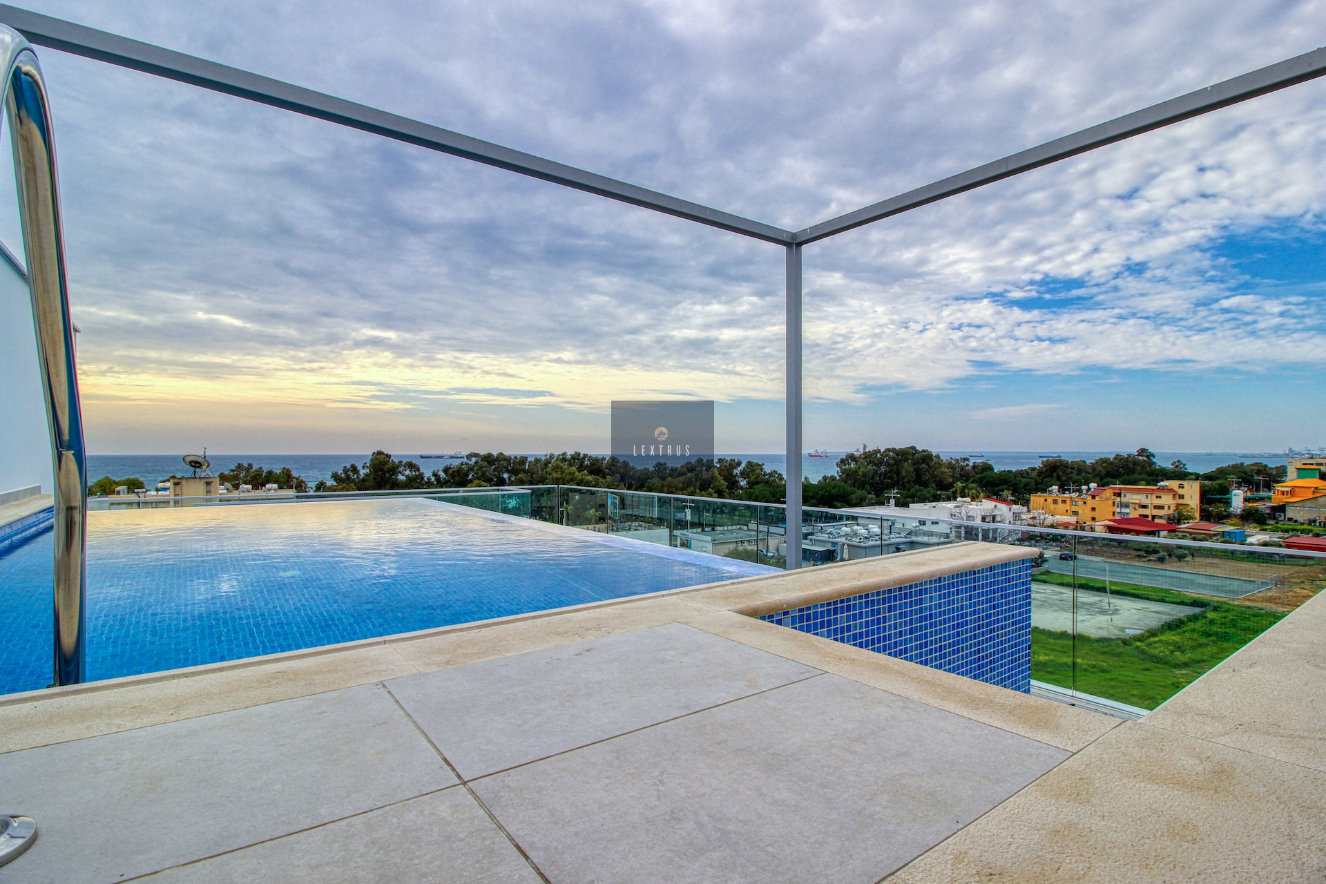 Modern Two Bedroom Penthouse with Pool in Germasogeia Tourist Area — for rent in Germasogeia Tourist Area, Limassol, Cyprus