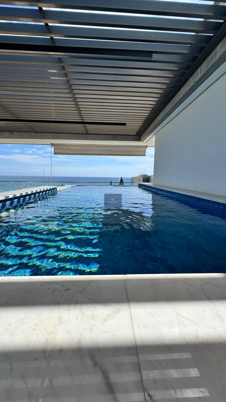 Luxury Penthouse with Private Rooftop Pool and Entertainment Deck in Germasogeia Touristic area, Limassol 180m from the Sea