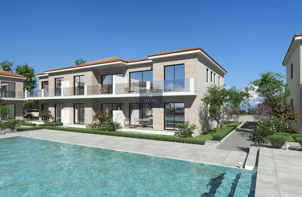 New built Ground Floor Apartment with Two Bedrooms and a sunny Garden near Polis Chrysochous