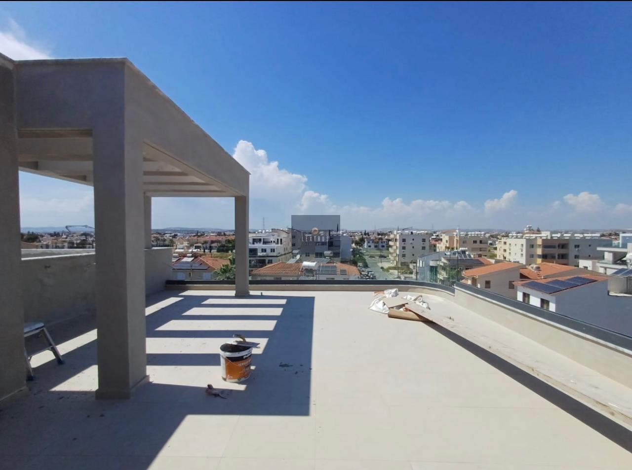 Top Floor Apartment with Roof Garden in Aradippou, Larnaca