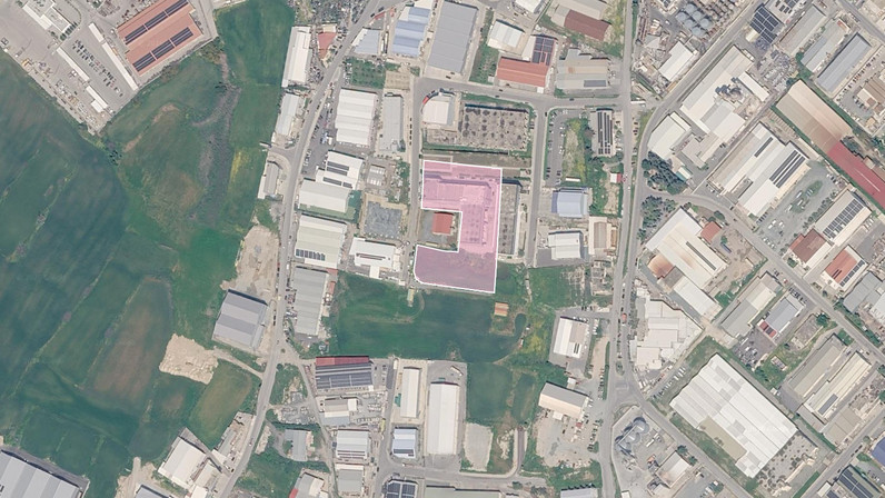 Warehouse 4856 m² for sale in Aradippou - Agios Fanourios, Larnaca City Suburbs, Cyprus