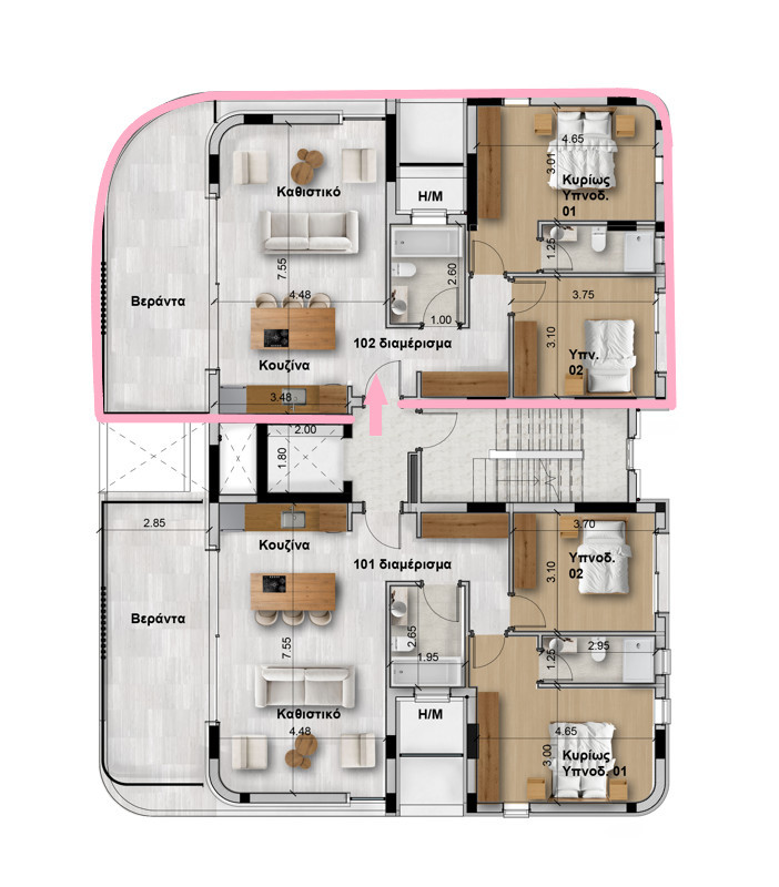 Commercial properties 87 m² for sale in Strovolos - Ap. Varnavas & Ag. Makarios, Nicosia City Centre, Cyprus