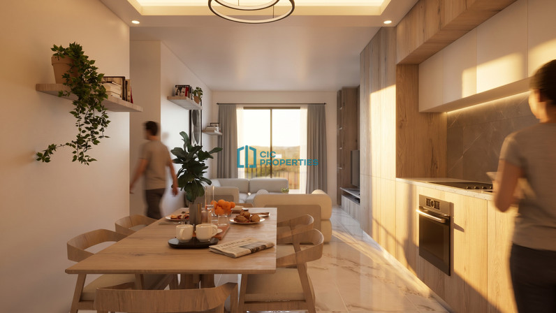 1-bedroom apartments for sale 54 m² in Aradippou, Larnaca, Cyprus
