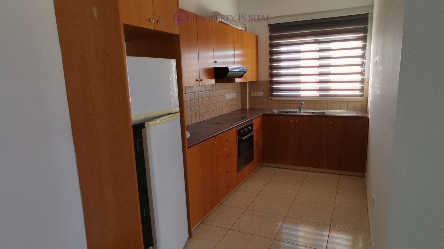 A screenshot of a property portal website with a 1-bedroom apartment search