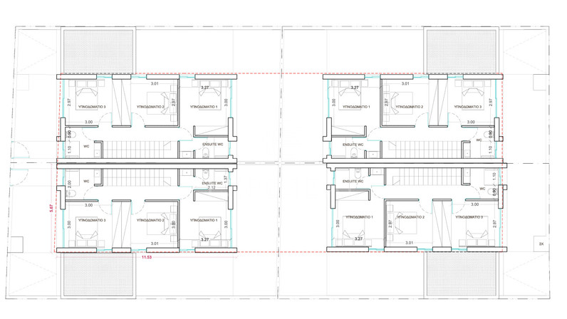 Semi-detached house for sale 127 m² in Psimolofou, Nicosia, Cyprus