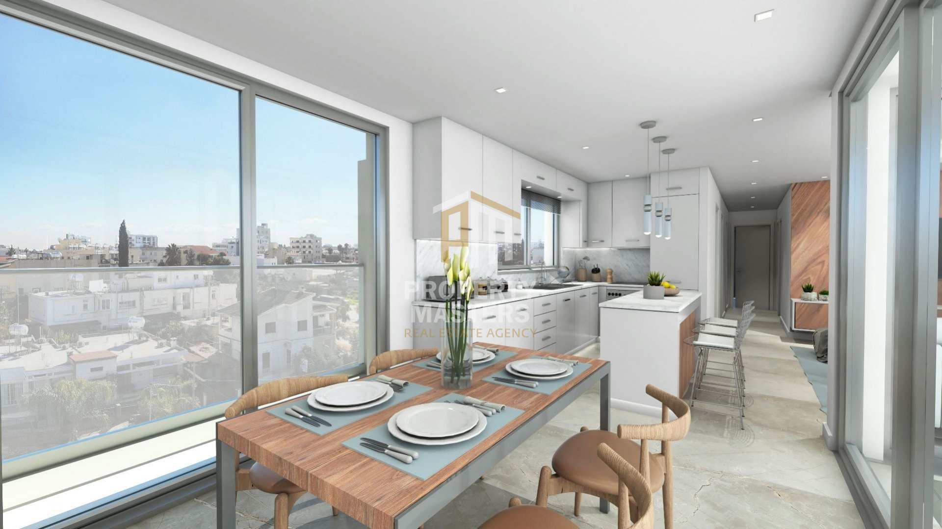 3 bedroom penthouse flat with roof garden in Dasoupoli, Nicosia photo 4