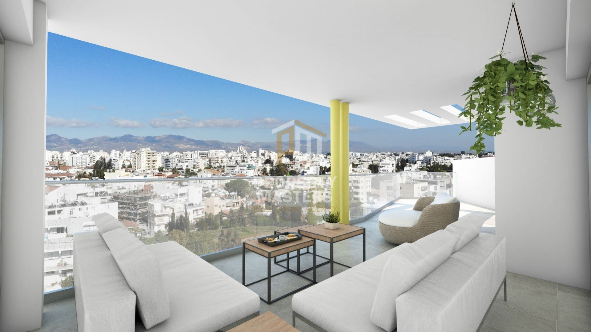 3 bedroom penthouse flat with roof garden in Dasoupoli, Nicosia photo 2