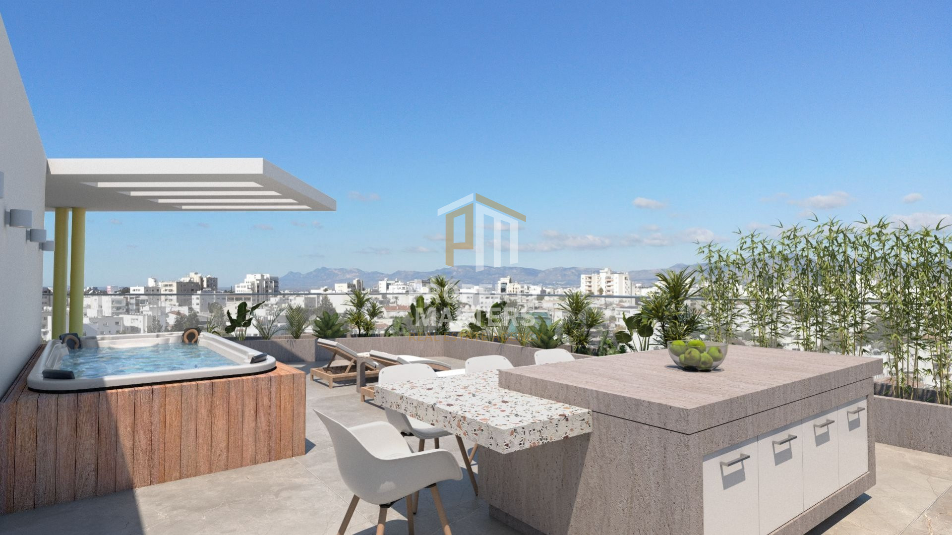 3 bedroom penthouse flat with roof garden in Dasoupoli, Nicosia photo 8