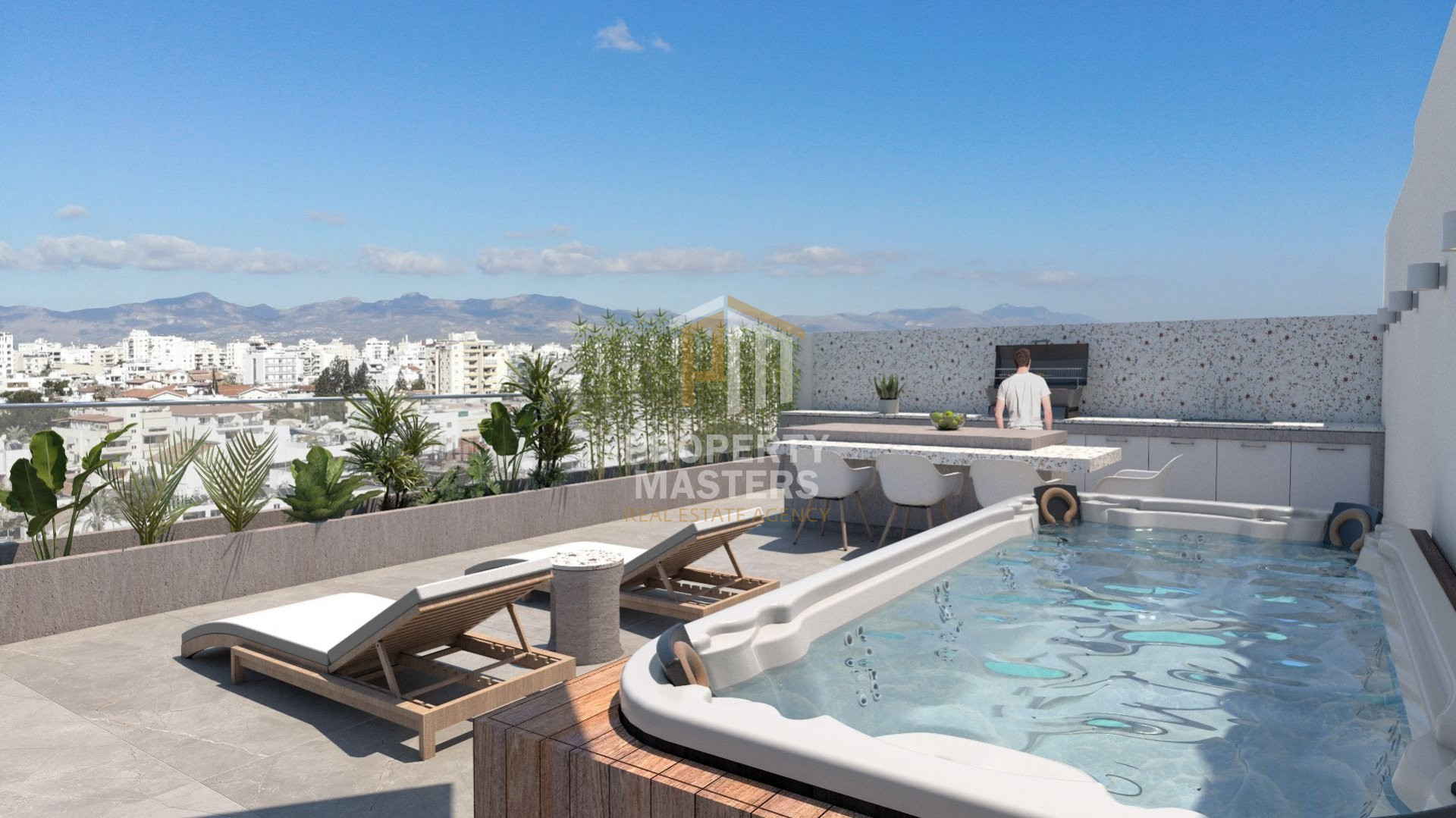 3 bedroom penthouse flat with roof garden in Dasoupoli, Nicosia photo 9