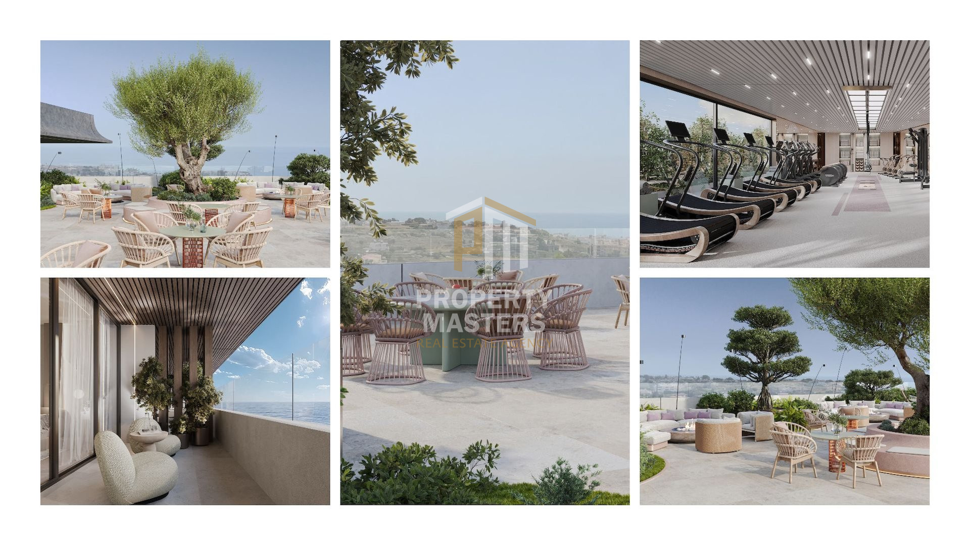Modern Chlorakas Apartment with Sea View and Pool photo 6