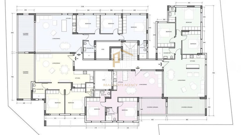 Apartments for sale 107 m² in Egkomi, Nicosia, Cyprus