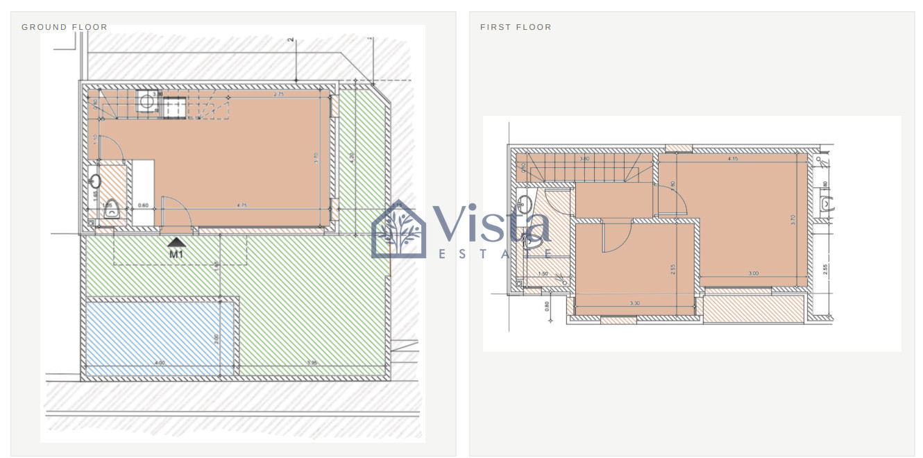 Apartamenty wielopoziomowe 2 pokoi 65 m² Nea Flogita, Grecja